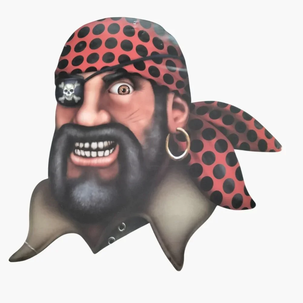 Pirate Crew Wall Decorations Halloween Birthday Party lot 4